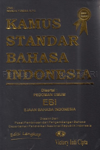 Kamus standar bahasa Indonesia EBI